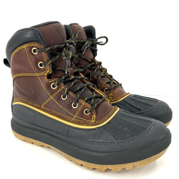 Nike Men’s ACG Woodside II Dark Gold Leaf Boots 525393-770 Sz 7 Waterproof - Picture 1 of 9